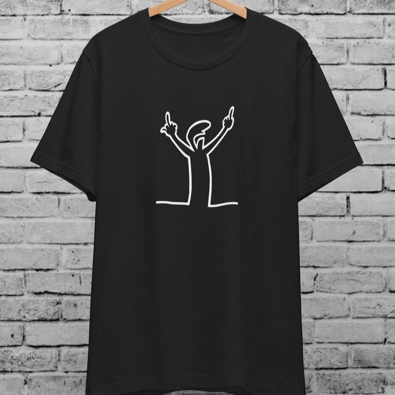 Men'S Fashion From The 80S - Футболка унисекс Angry La Linea для