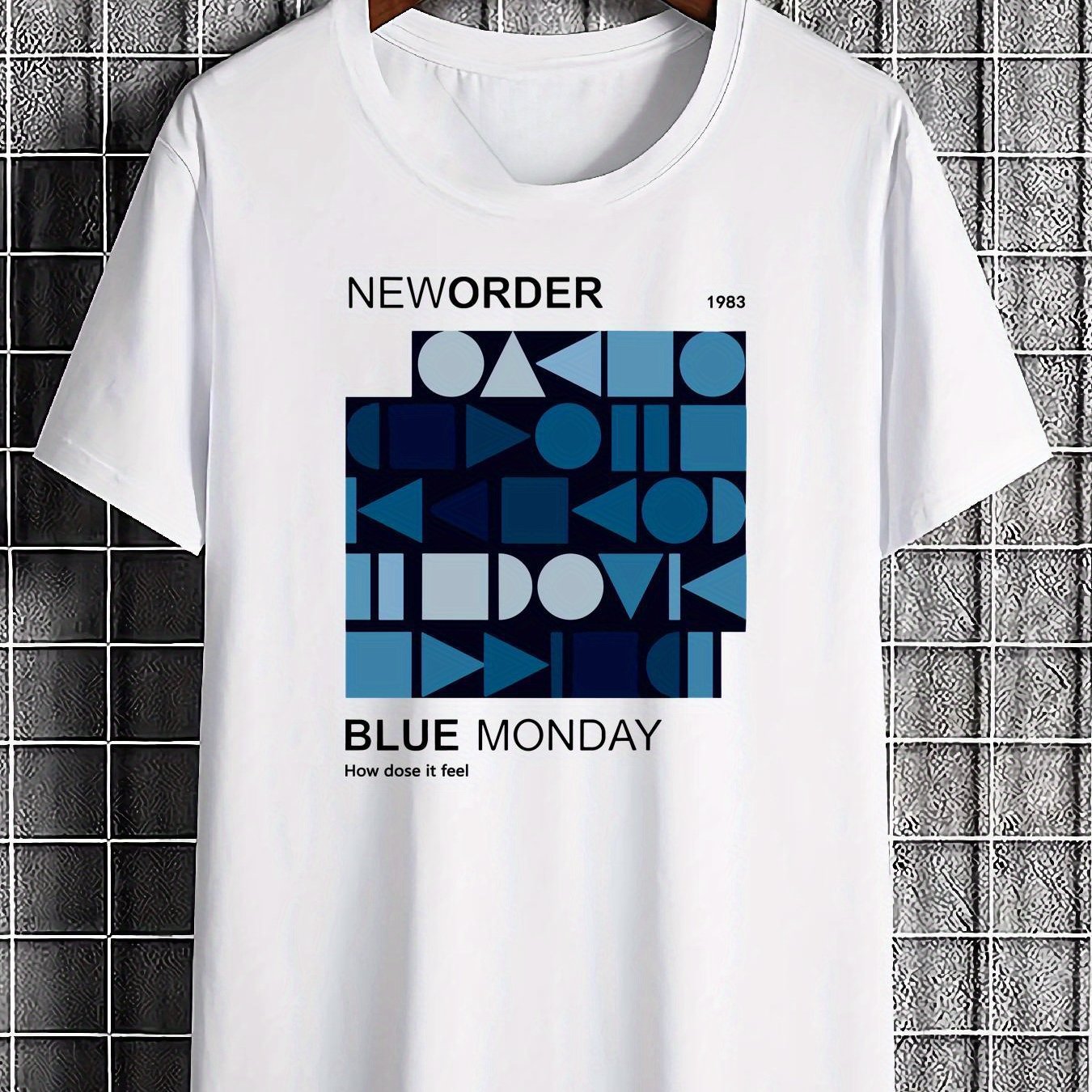 Men'S Fashion From The 80S - Футболка New Order Blue Monday с