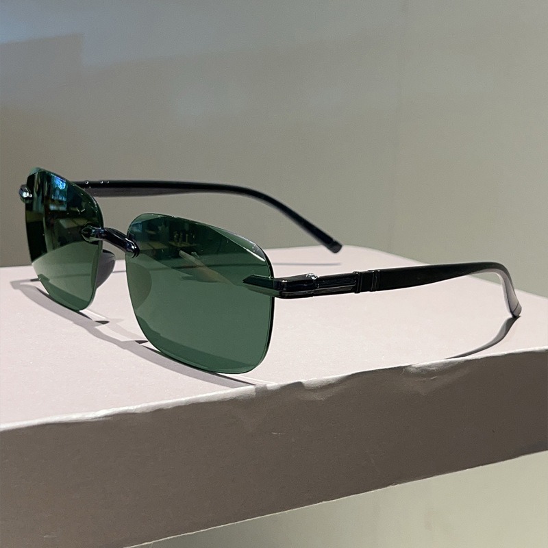 Men'S Fashion Rimless Glasses - Модные мужские солнцезащитные очки-пилоты, элитные брендовые