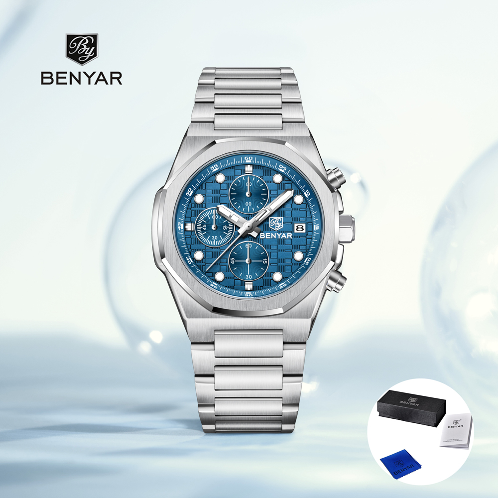 Fashion Mens Watches - Новинка 2022, мужские часы BENYAR, роскошные