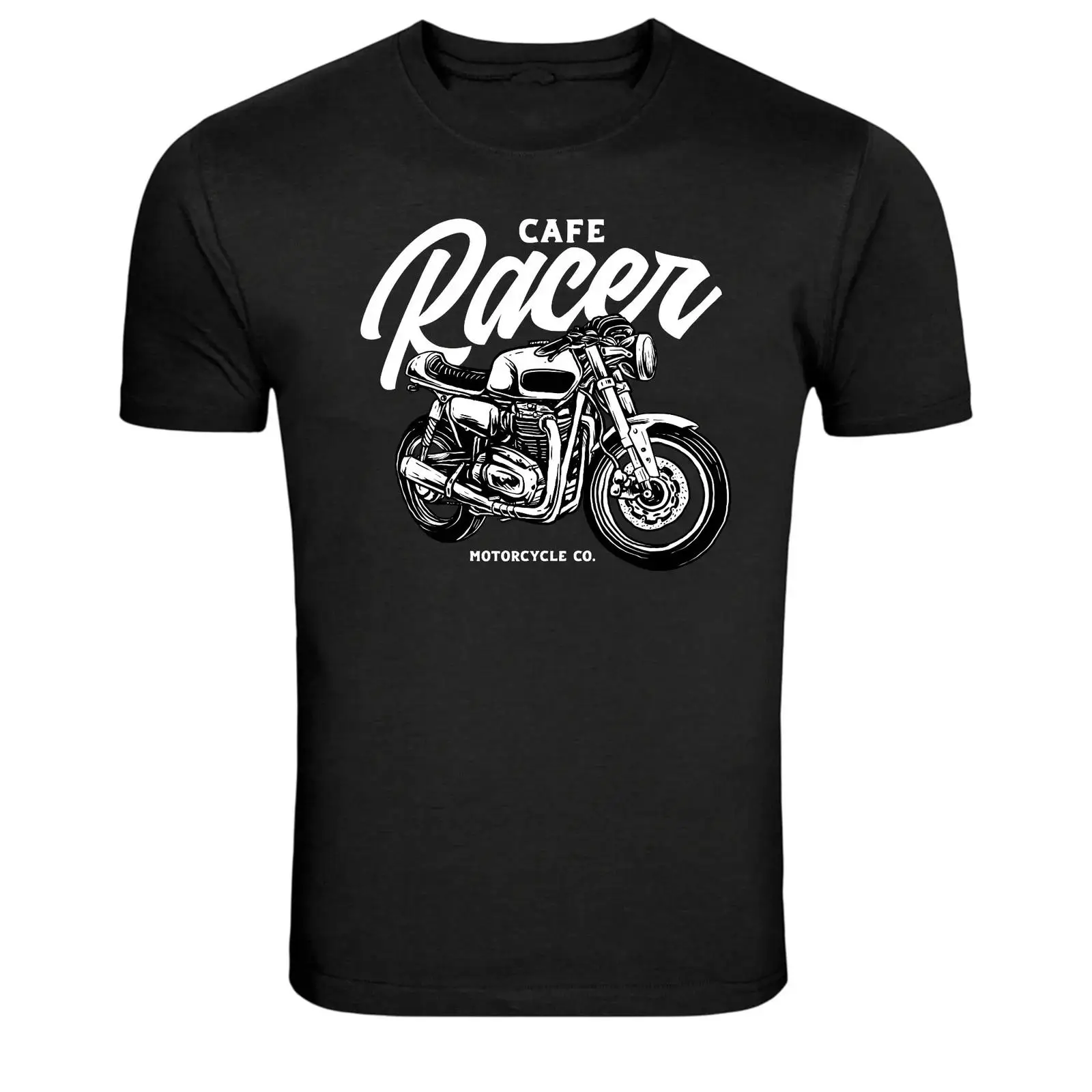 Men'S Fashion Garage - Винтажная футболка Cafe Racer в стиле