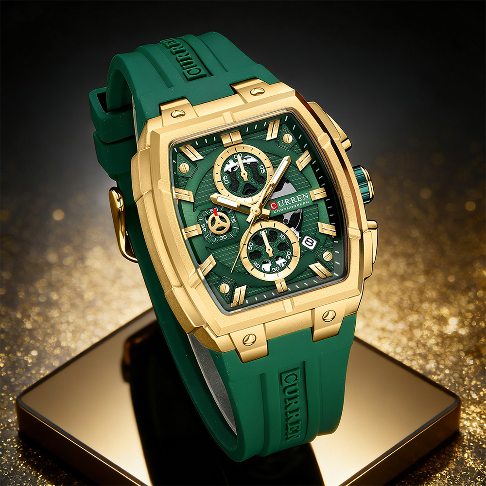 Fashion Mens Watches - Роскошные винтажные часы CURREN для мужчин,