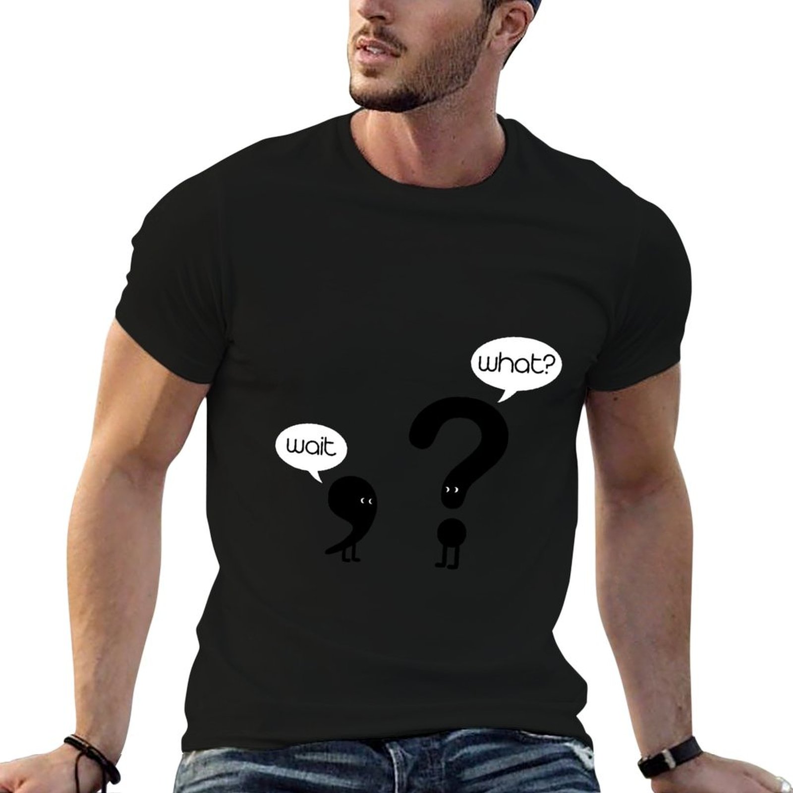 Men'S Fashion Questions - Футболка с принтом в стиле минималистичного