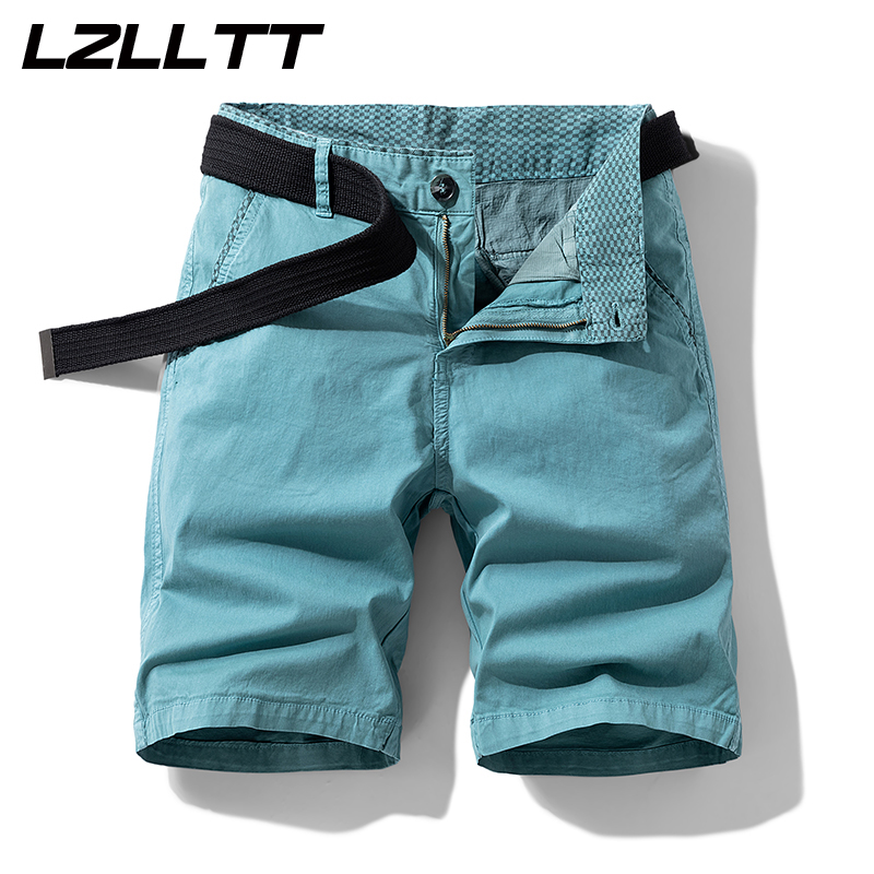 Mens Fashion Cargo Pants - Шорты-карго мужские хлопковые, Модные Бермуды, пляжные