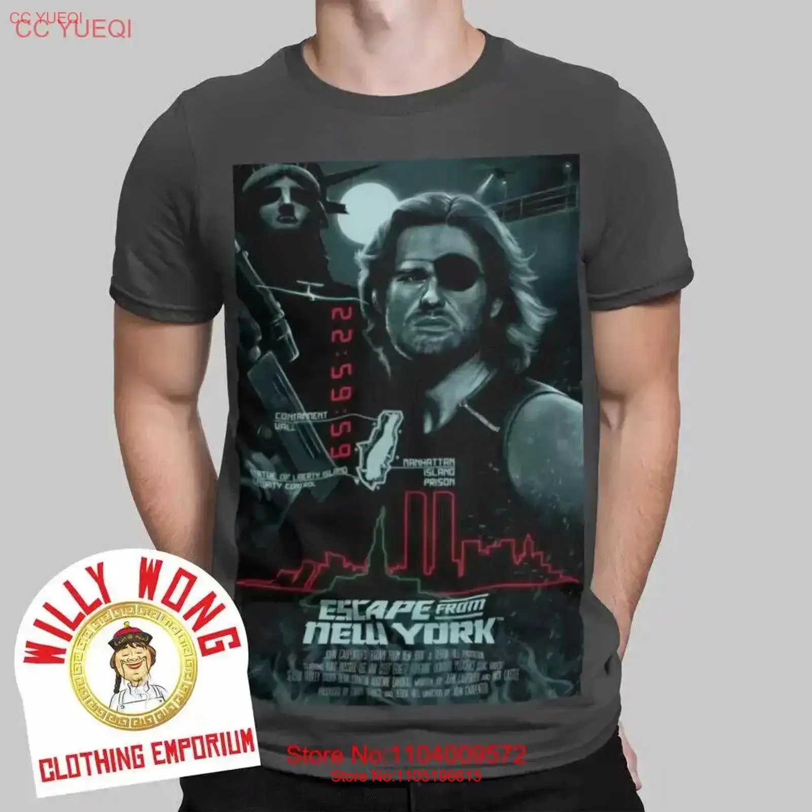 Men'S Fashion From The 80S - Футболка «Втеча из Нью-Йорка» в стиле