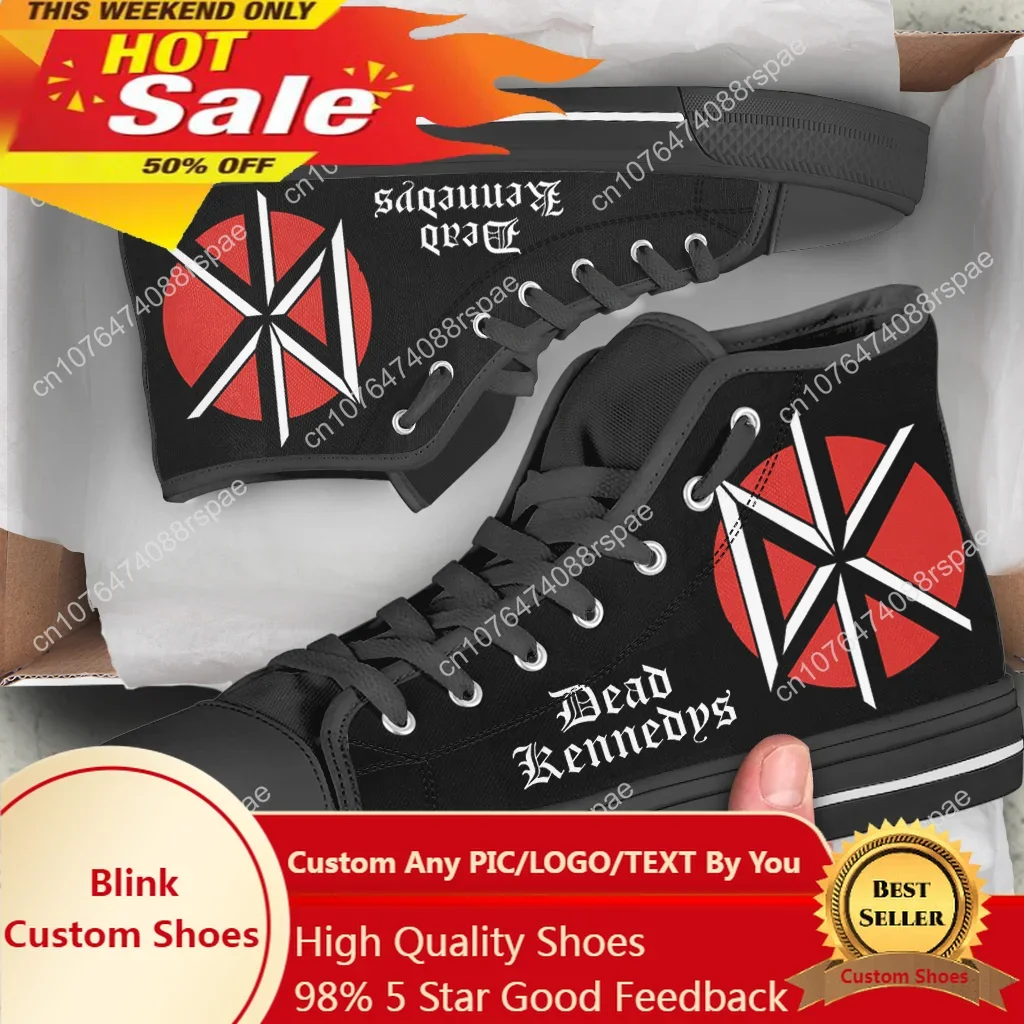 Mens Fashion Help - Dead Kennedys, мужская и женская парусиновая