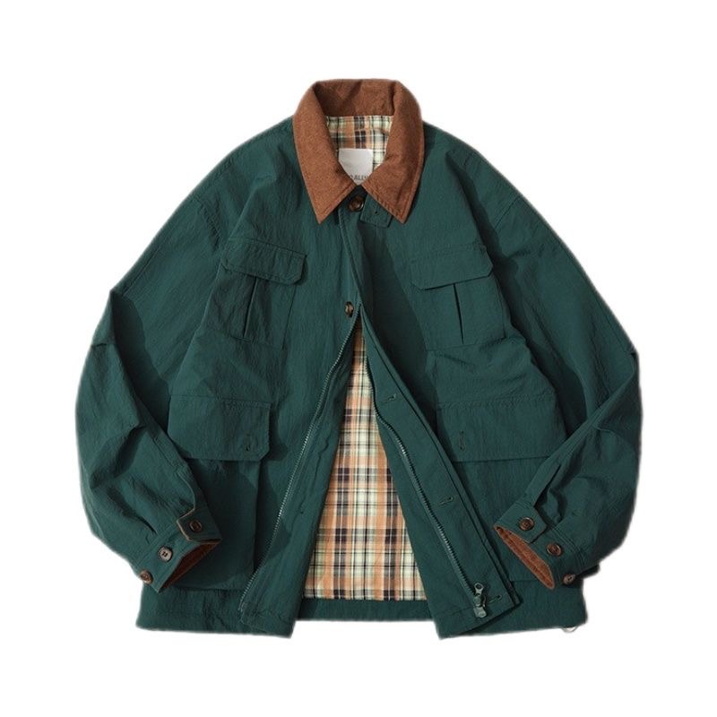Harrington Jacket - Осенне-весенняя новинка: модная однотонная куртка в