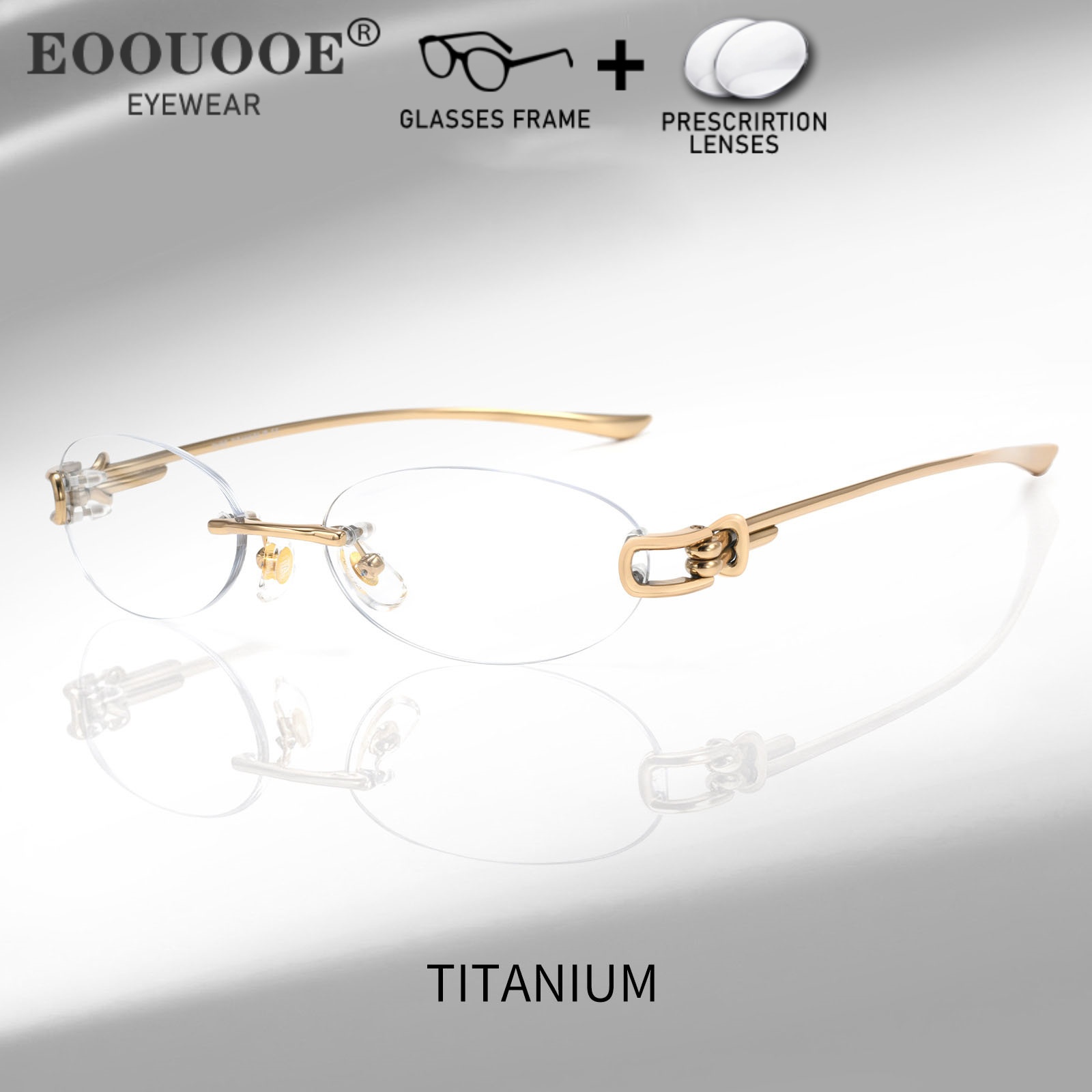Men'S Fashion Rimless Glasses - Новые модные безободковые очки унисекс с