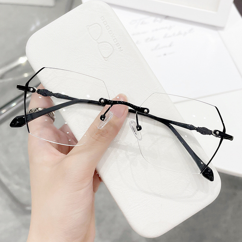 Очки для близорукости без опра – обзор и цена Men'S Fashion Rimless Glasses