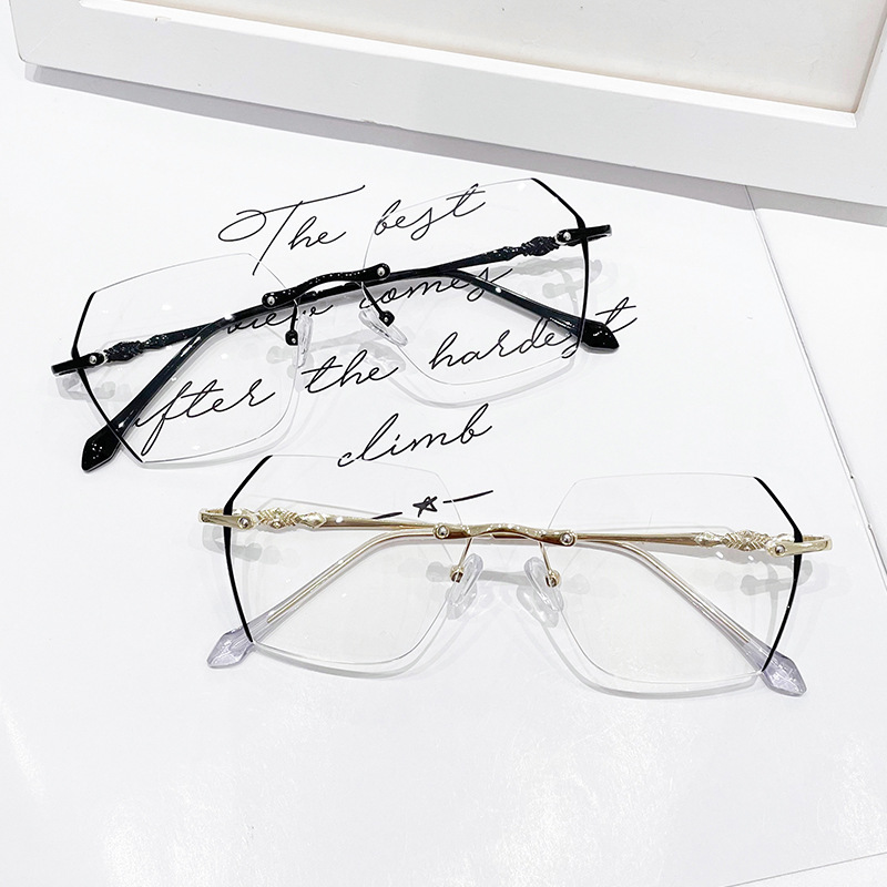Очки для близорукости без опра – обзор и цена Men'S Fashion Rimless Glasses