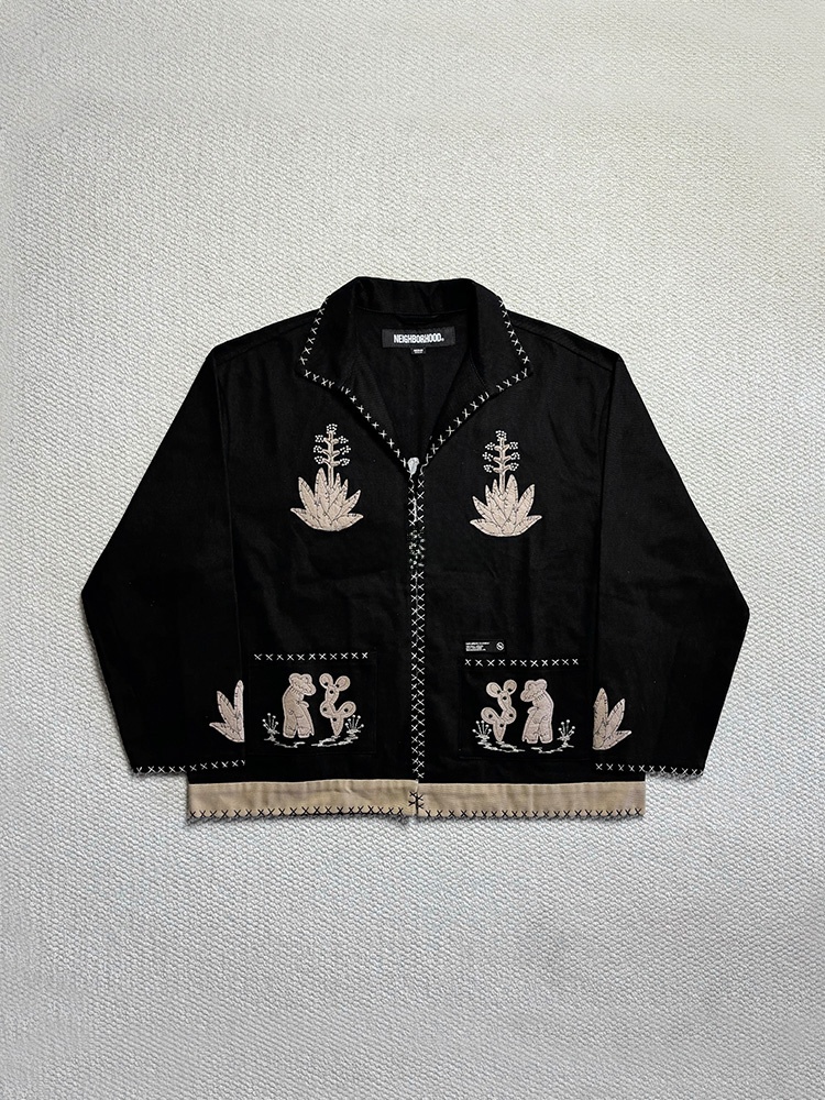 Куртка-пальто с вышитой фетров – обзор и цена Harrington Jacket