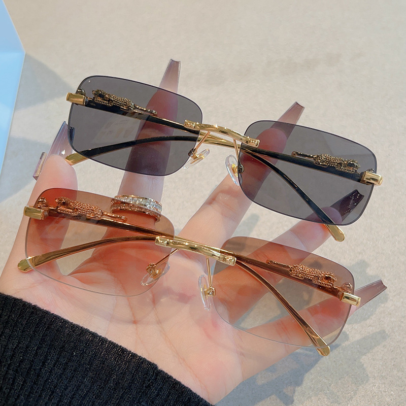 12 шт. новые маленькие прямоуг – обзор и цена Men'S Fashion Rimless Glasses