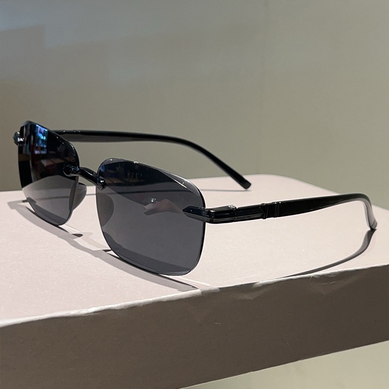 Модные мужские солнцезащитные  – обзор и цена Men'S Fashion Rimless Glasses