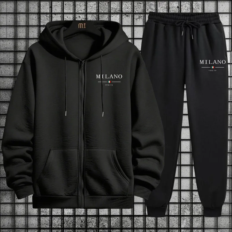 Мужской спортивный костюм Весн – обзор и цена Mens Fashion Zip Up