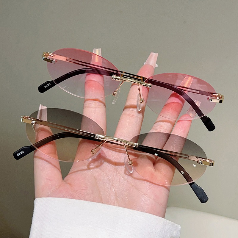Солнцезащитные очки без оправы – обзор и цена Men'S Fashion Rimless Glasses