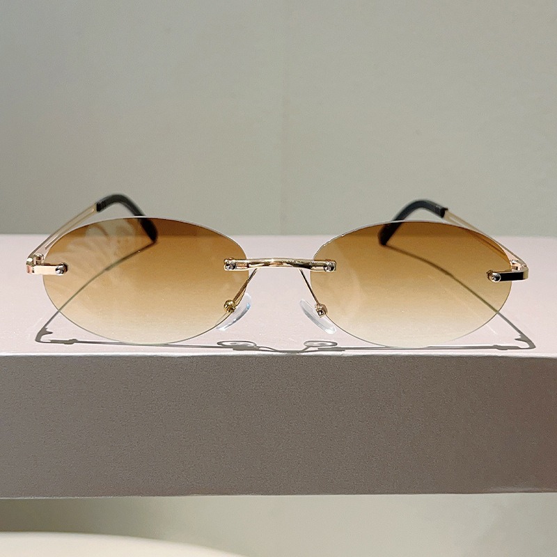 Солнцезащитные очки без оправы – обзор и цена Men'S Fashion Rimless Glasses