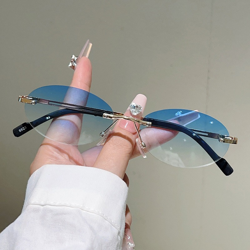 Солнцезащитные очки без оправы – обзор и цена Men'S Fashion Rimless Glasses