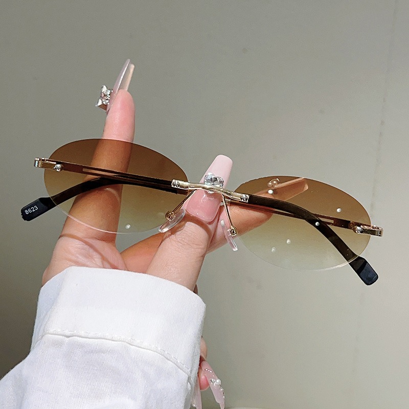 Солнцезащитные очки без оправы – обзор и цена Men'S Fashion Rimless Glasses
