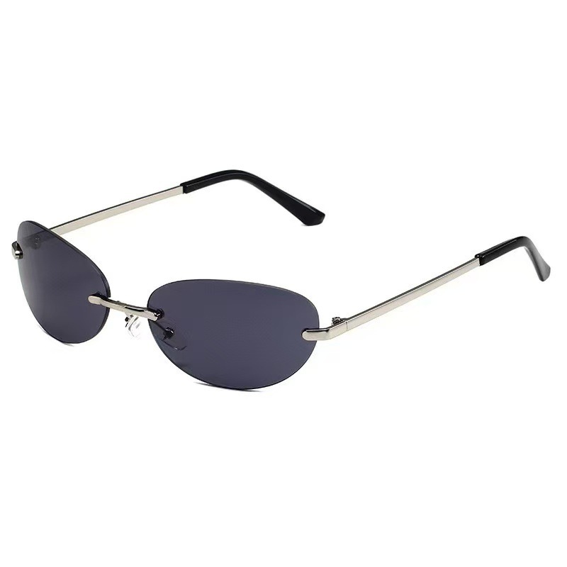 Овальные солнцезащитные очки б – обзор и цена Men'S Fashion Rimless Glasses