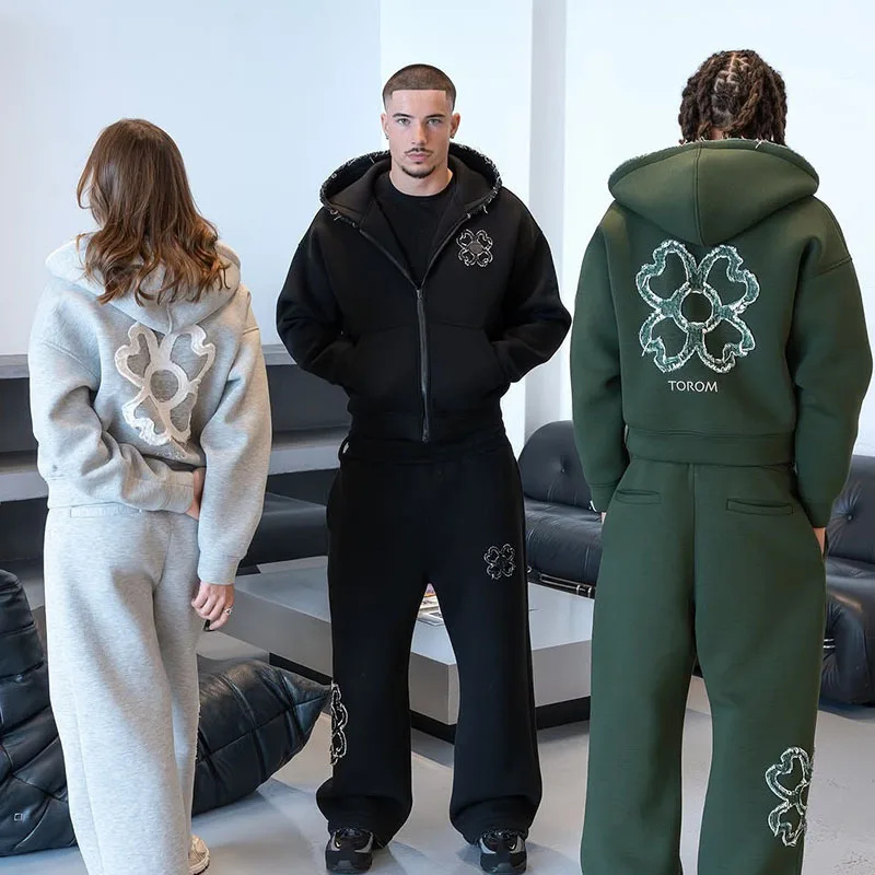 Весенне-осенний комплект: худи – обзор и цена Mens Fashion Zip Up