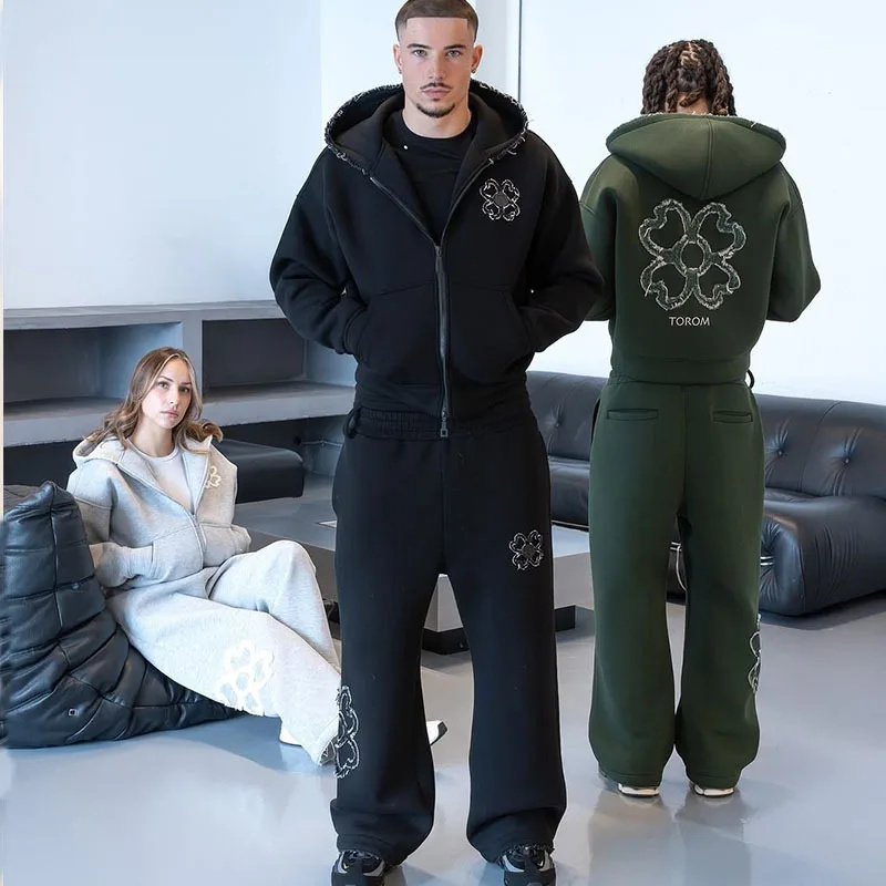 Весенне-осенний комплект: худи – обзор и цена Mens Fashion Zip Up