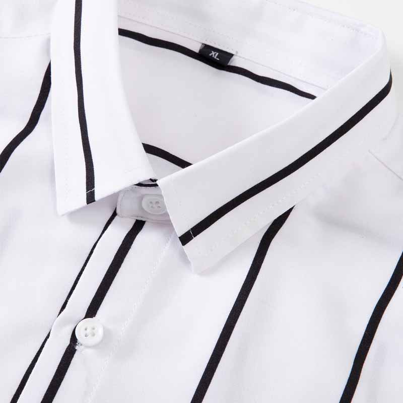 Мужская полосатая рубашка с дл – обзор и цена Mens Fashion Dress Shirts