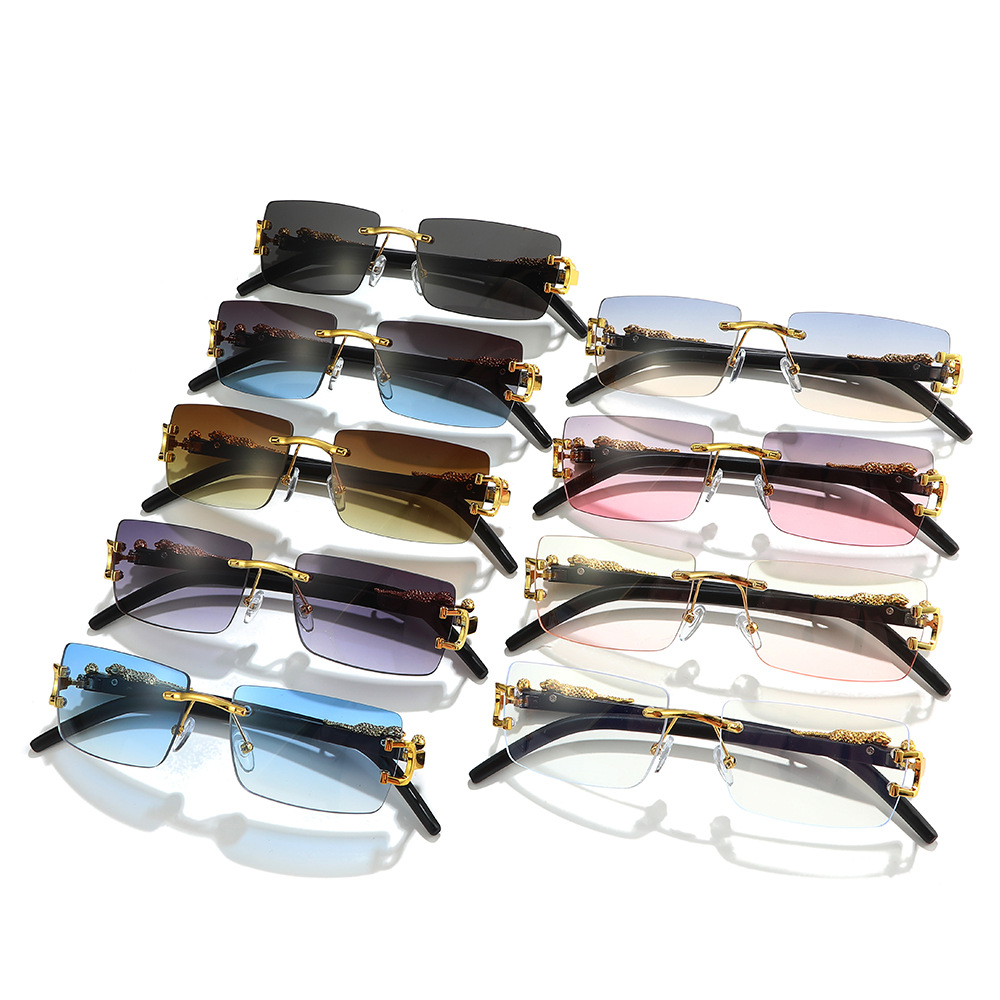 1 шт. Модные винтажные солнцез – обзор и цена Men'S Fashion Rimless Glasses