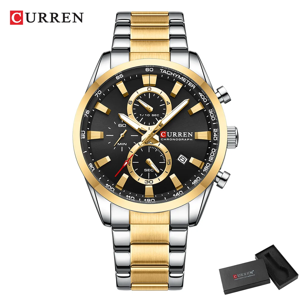 CURREN повседневные кварцевые  – обзор и цена Fashion Mens Watches