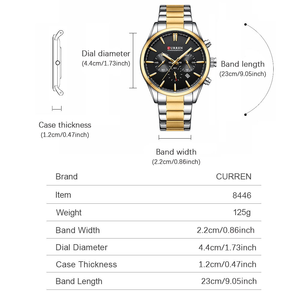 CURREN повседневные кварцевые  – обзор и цена Fashion Mens Watches