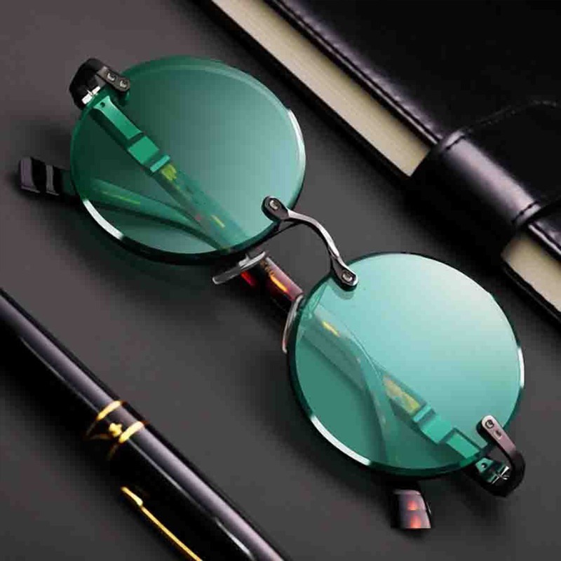 Модные классические солнцезащи – обзор и цена Men'S Fashion Rimless Glasses