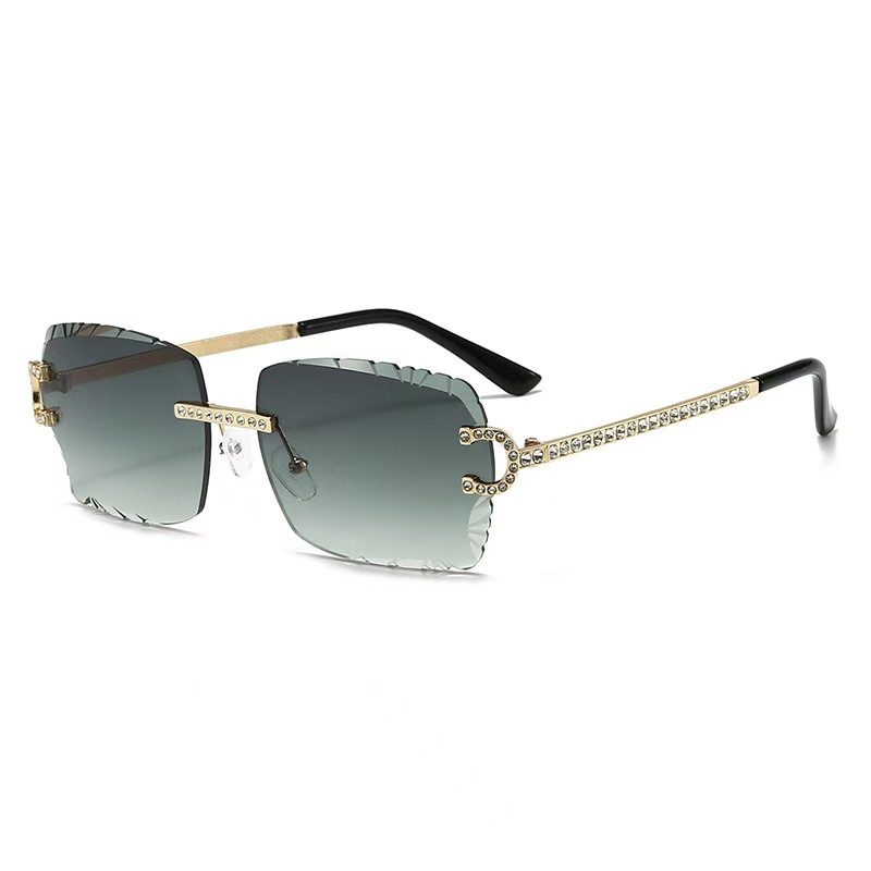Модные квадратные солнцезащитн – обзор и цена Men'S Fashion Rimless Glasses