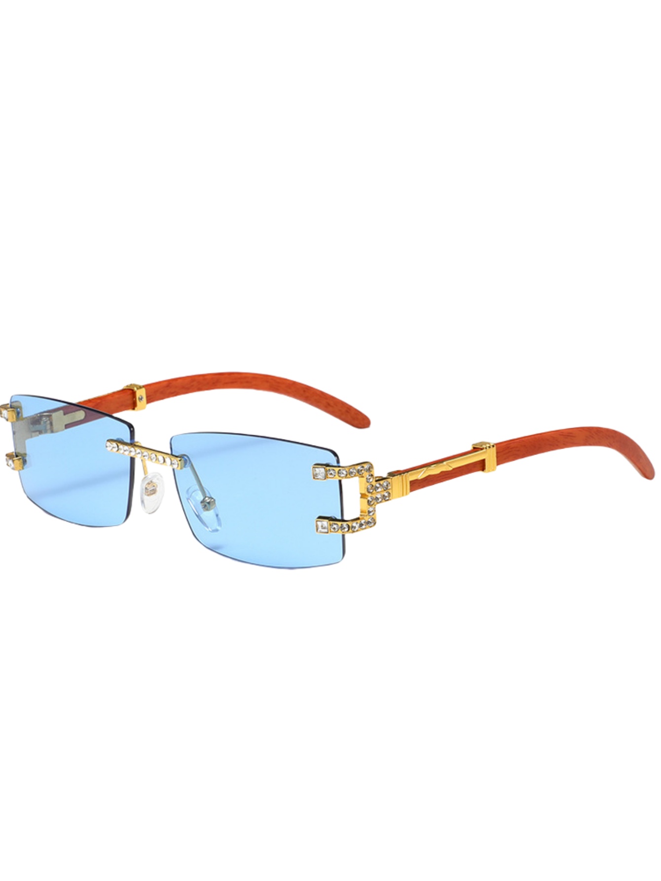 Модные солнцезащитные очки в с – обзор и цена Men'S Fashion Rimless Glasses