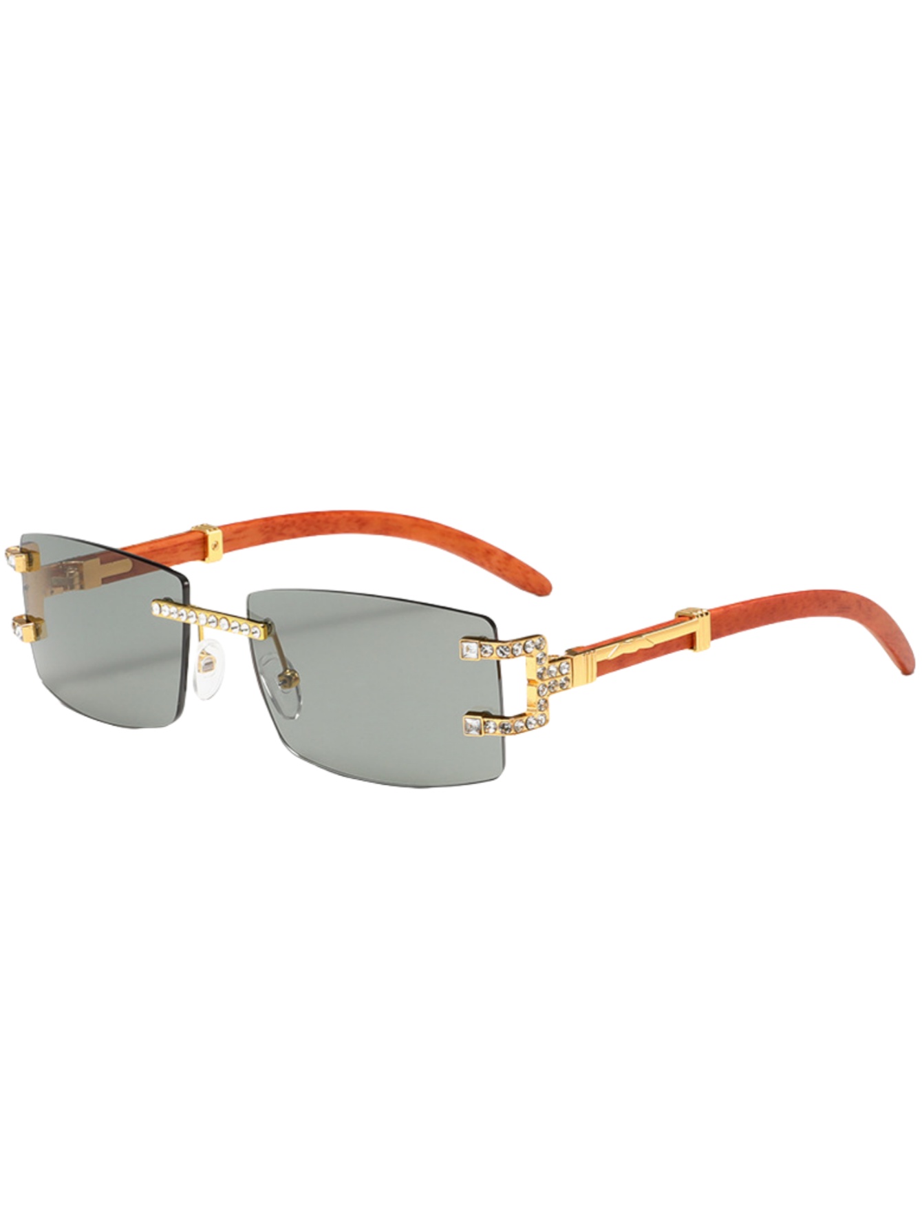 Модные солнцезащитные очки в с – обзор и цена Men'S Fashion Rimless Glasses