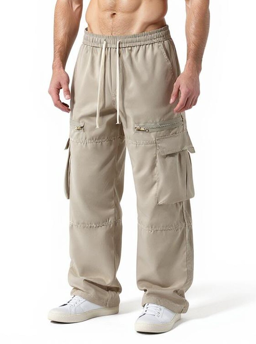 Весенне-осенние модные брюки-к – обзор и цена Mens Fashion Cargo Pants