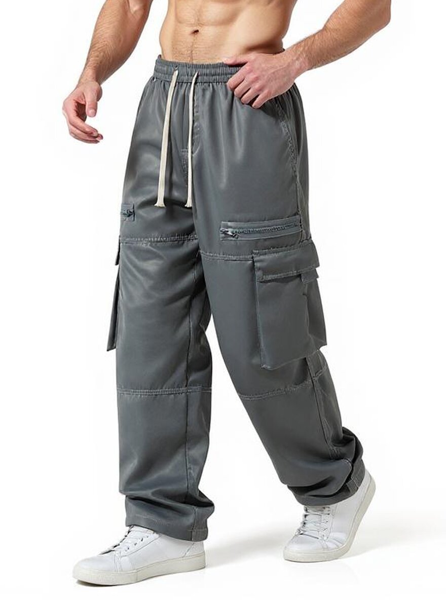 Весенне-осенние модные брюки-к – обзор и цена Mens Fashion Cargo Pants