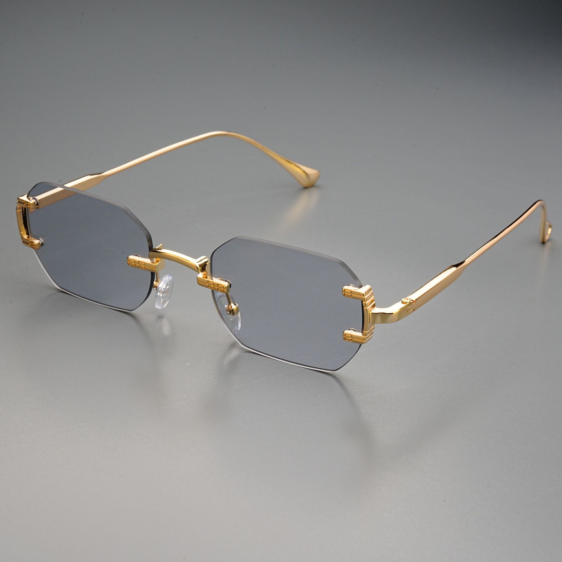Солнцезащитные очки без оправы – обзор и цена Men'S Fashion Rimless Glasses