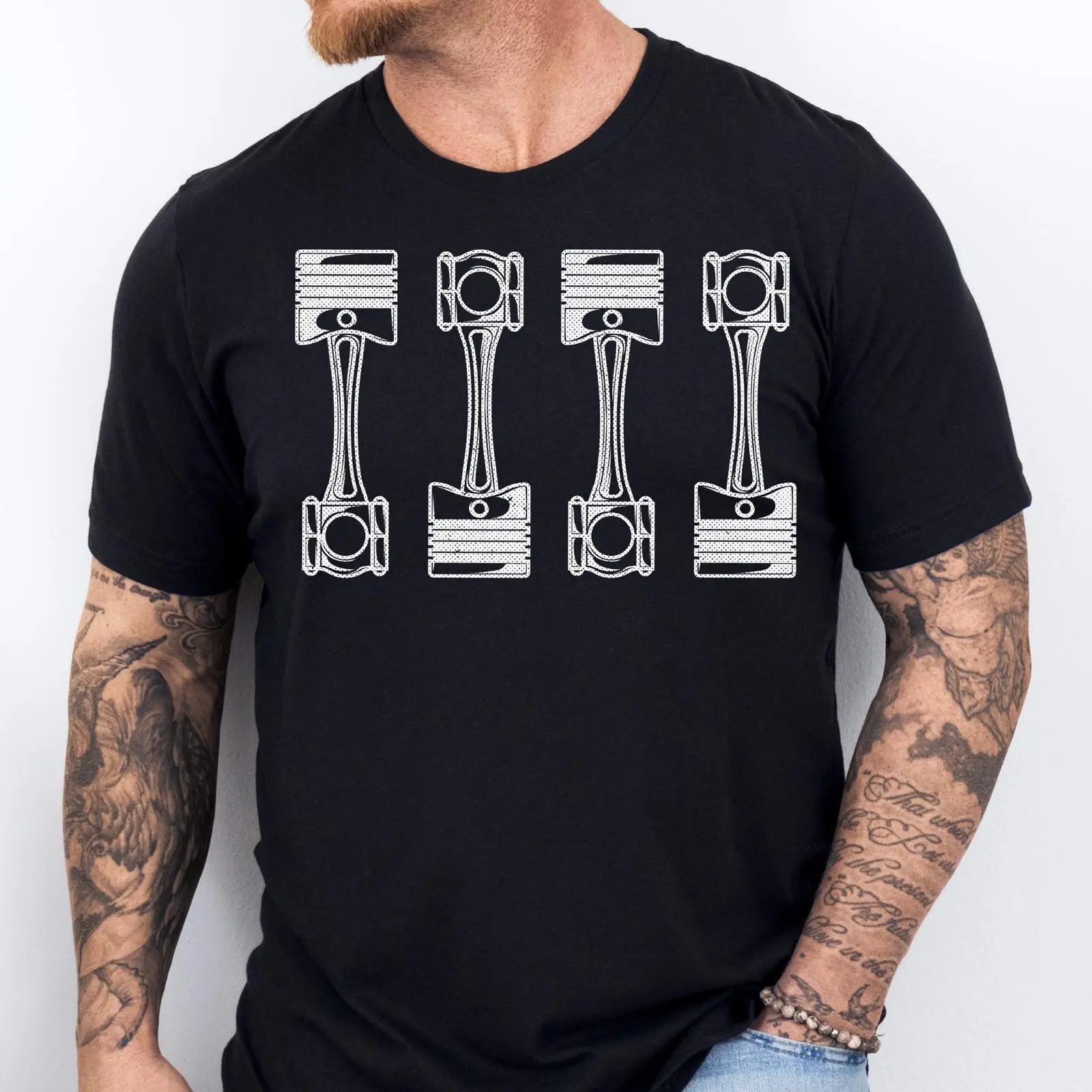 Футболка с изображением поршне – обзор и цена Men'S Fashion Garage