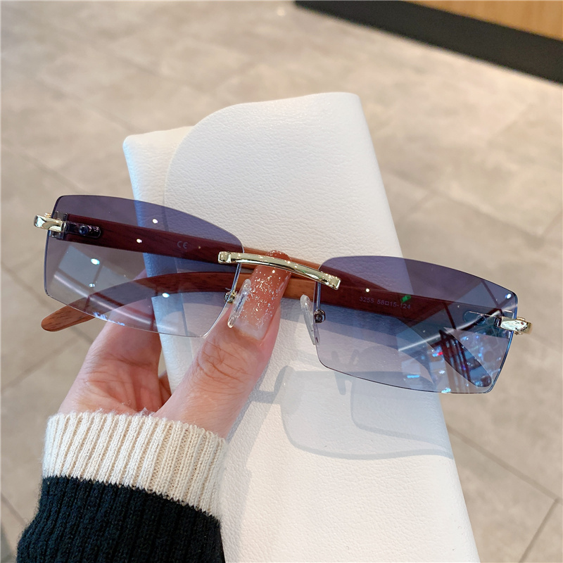 Солнцезащитные очки без оправы – обзор и цена Men'S Fashion Rimless Glasses