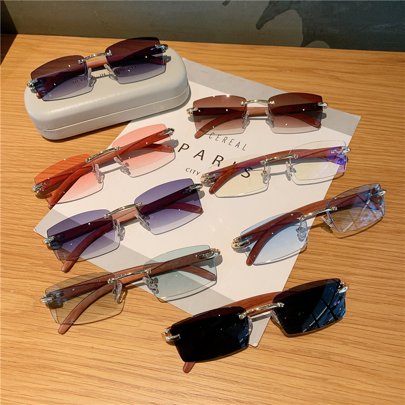 Солнцезащитные очки без оправы – обзор и цена Men'S Fashion Rimless Glasses