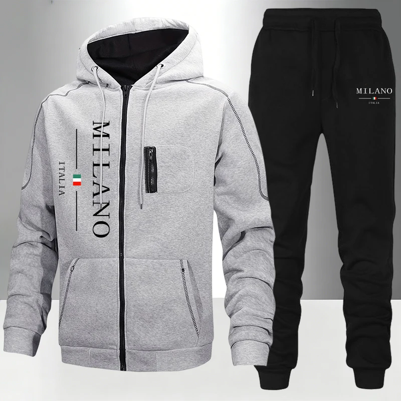 Итальянский модный мужской ком – обзор и цена Mens Fashion Zip Up