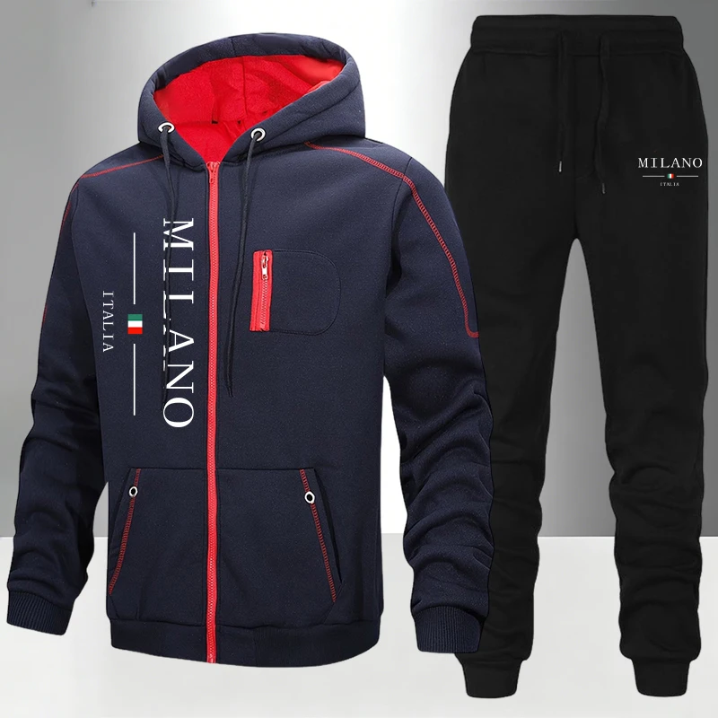 Итальянский модный мужской ком – обзор и цена Mens Fashion Zip Up