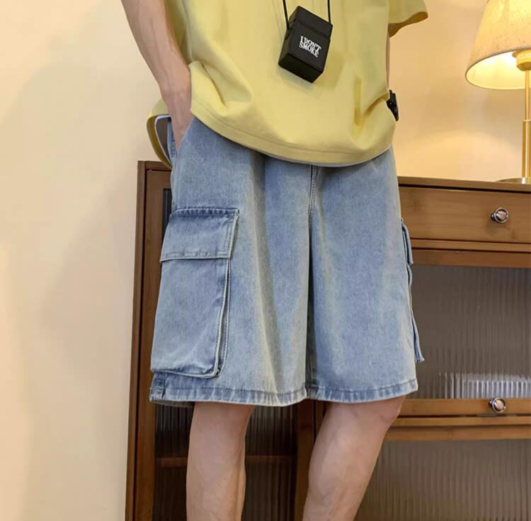 Корейские мужские летние тонки – обзор и цена Mens Fashion Cargo Pants