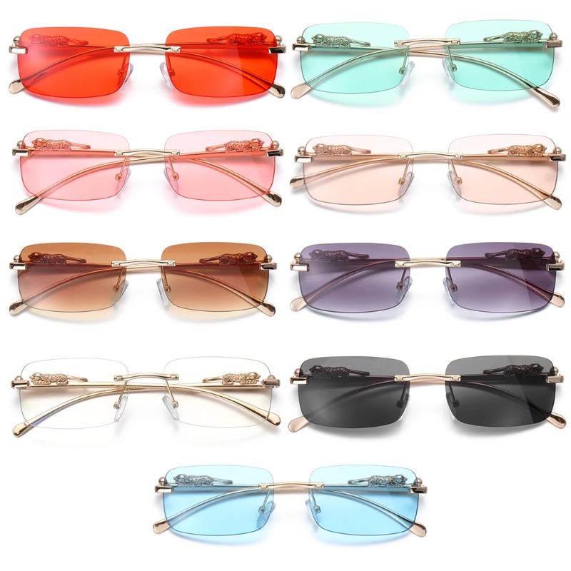 Солнцезащитные очки без оправы – обзор и цена Men'S Fashion Rimless Glasses