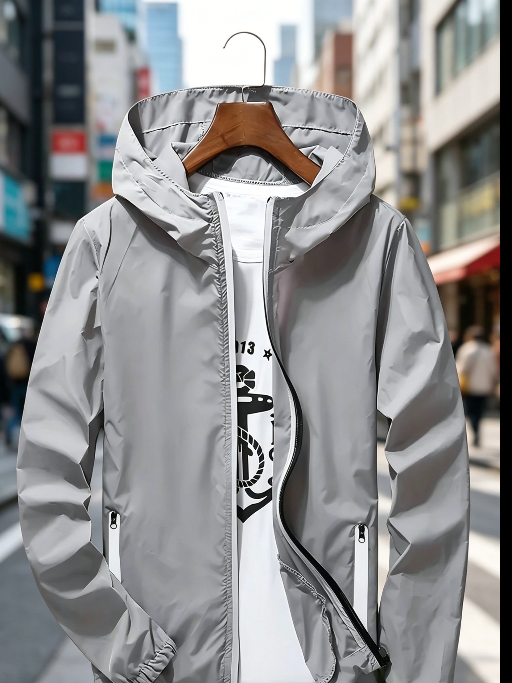 Мужская премиальная легкая вет – обзор и цена Mens Fashion Zip Up