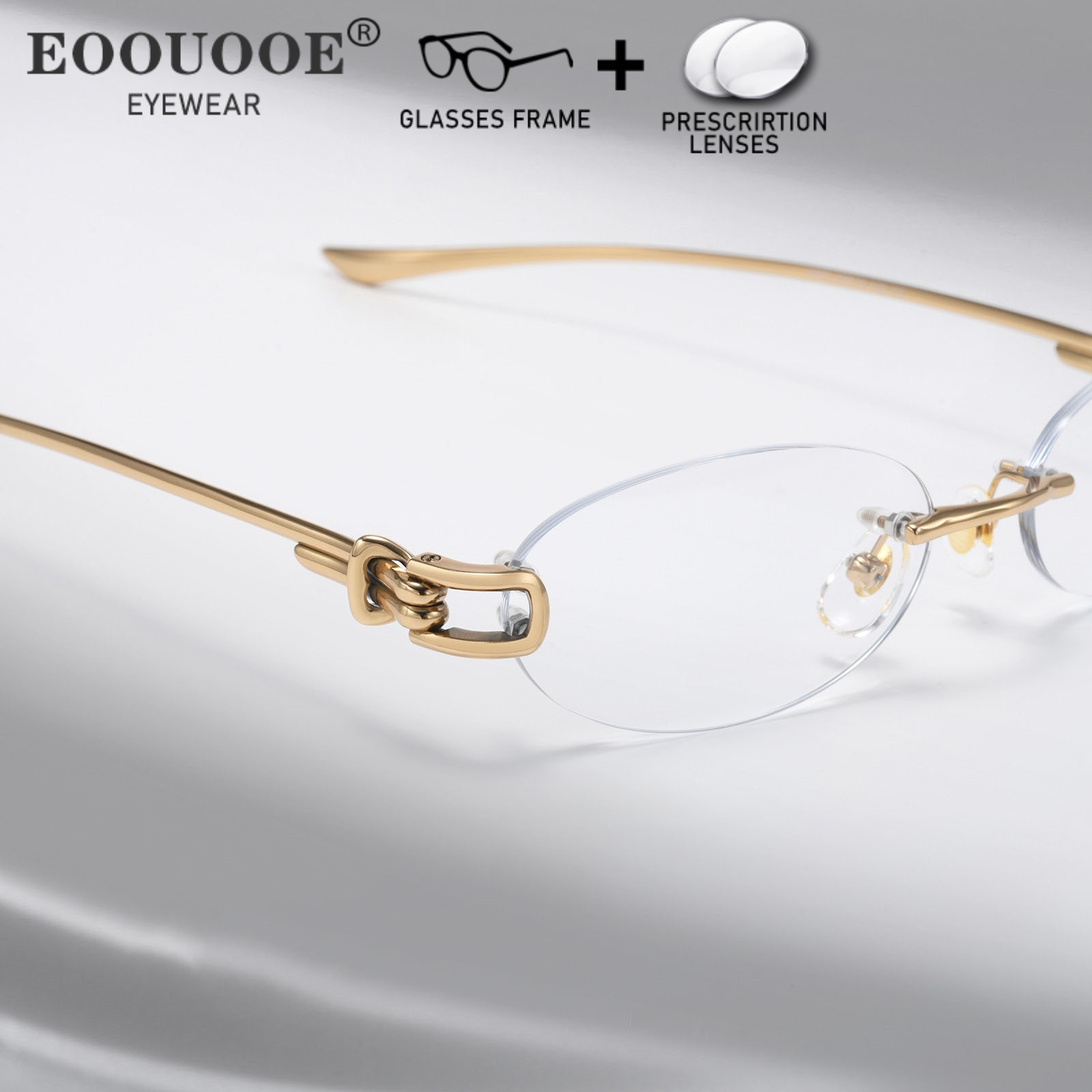 Новые модные безободковые очки – обзор и цена Men'S Fashion Rimless Glasses